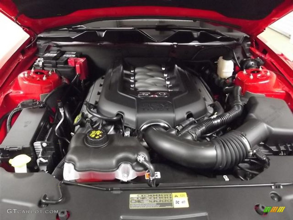 2012 Ford Mustang GT Coupe 5.0 Liter DOHC 32-Valve Ti-VCT V8 Engine Photo #58344038