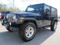 2004 Patriot Blue Pearl Jeep Wrangler Unlimited 4x4  photo #3