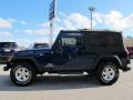 2004 Patriot Blue Pearl Jeep Wrangler Unlimited 4x4  photo #4