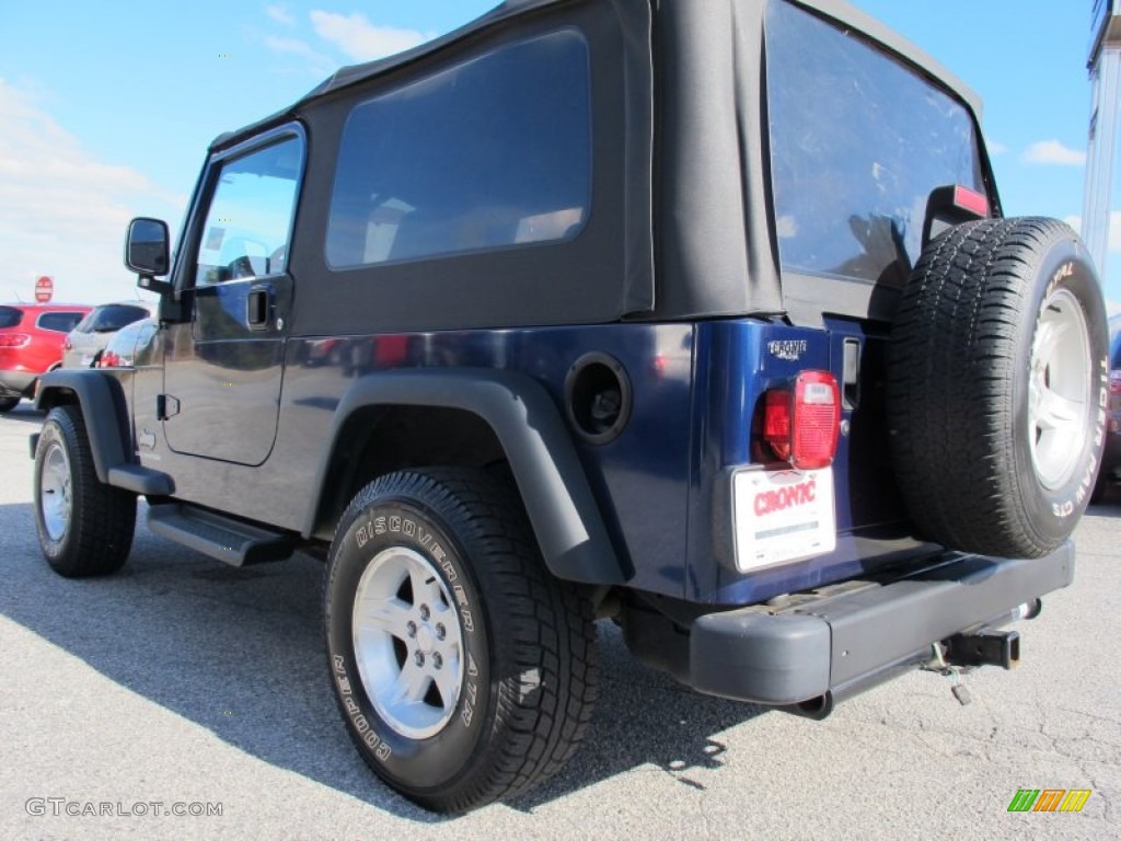 2004 Wrangler Unlimited 4x4 - Patriot Blue Pearl / Dark Slate Gray photo #5