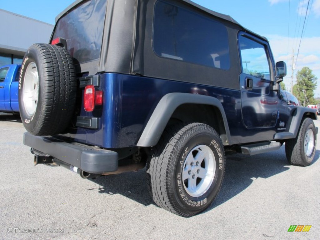 2004 Wrangler Unlimited 4x4 - Patriot Blue Pearl / Dark Slate Gray photo #7