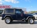 2004 Patriot Blue Pearl Jeep Wrangler Unlimited 4x4  photo #8
