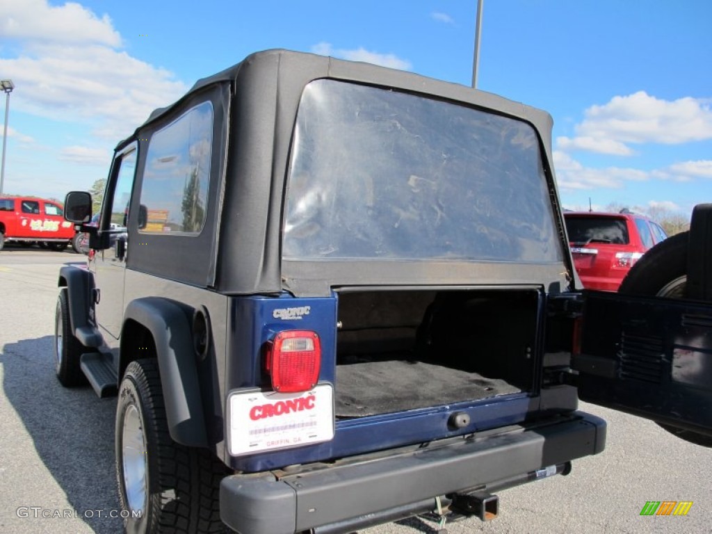 2004 Wrangler Unlimited 4x4 - Patriot Blue Pearl / Dark Slate Gray photo #13