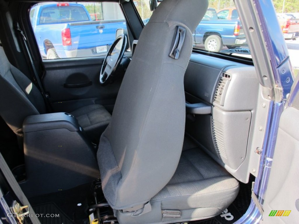 2004 Wrangler Unlimited 4x4 - Patriot Blue Pearl / Dark Slate Gray photo #15