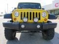2008 Detonator Yellow Jeep Wrangler Unlimited Rubicon 4x4  photo #2