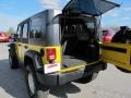 2008 Detonator Yellow Jeep Wrangler Unlimited Rubicon 4x4  photo #15