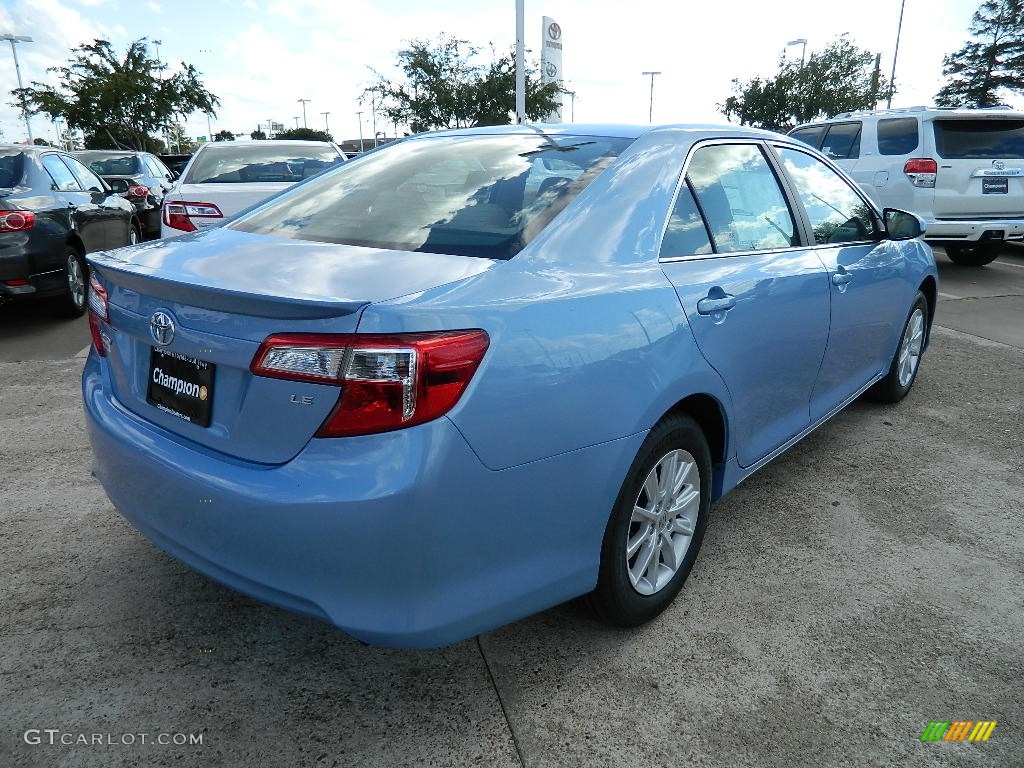 2012 Camry LE - Clearwater Blue Metallic / Ivory photo #5