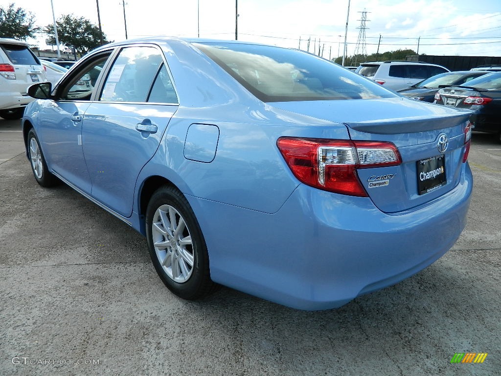 2012 Camry LE - Clearwater Blue Metallic / Ivory photo #7