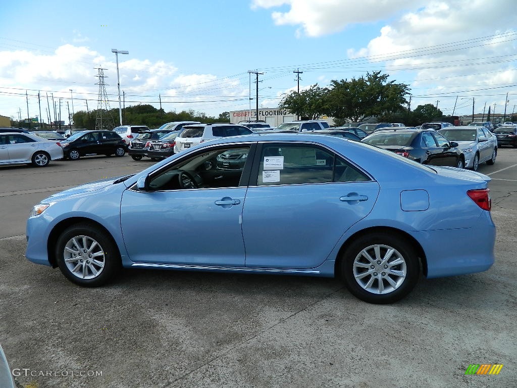 2012 Camry LE - Clearwater Blue Metallic / Ivory photo #8