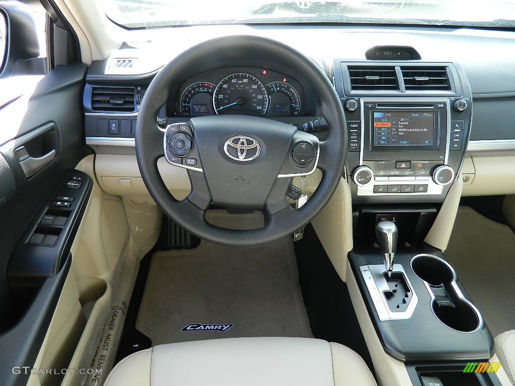 2012 Camry LE - Clearwater Blue Metallic / Ivory photo #13
