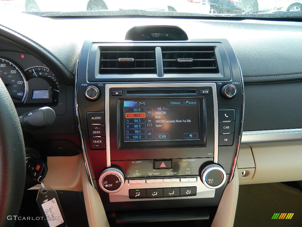 2012 Camry LE - Clearwater Blue Metallic / Ivory photo #14