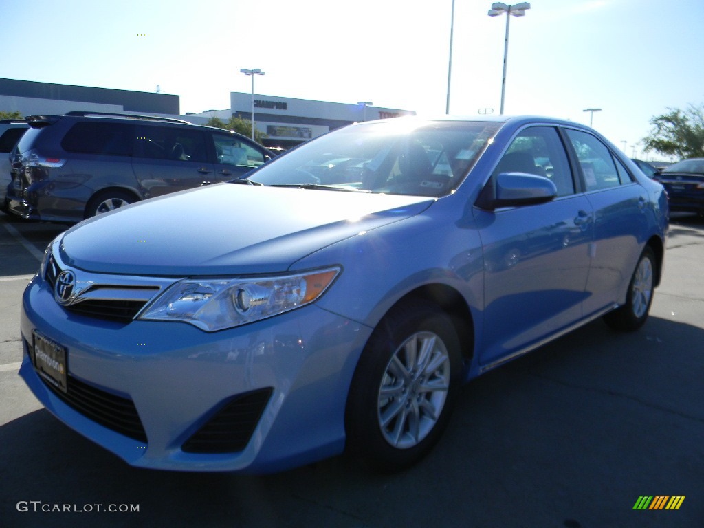 2012 Camry LE - Clearwater Blue Metallic / Ivory photo #1