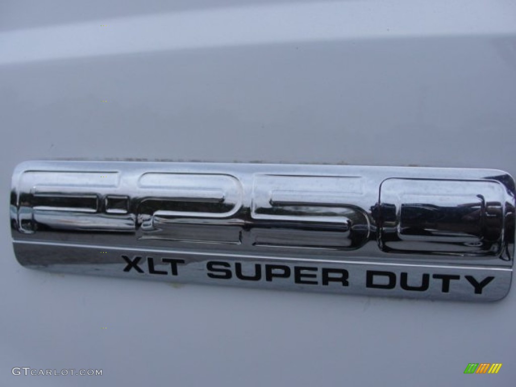 2000 F250 Super Duty XLT Extended Cab - Oxford White / Medium Graphite photo #24