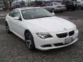 2008 Brilliant White Metallic BMW 6 Series 650i Coupe  photo #3