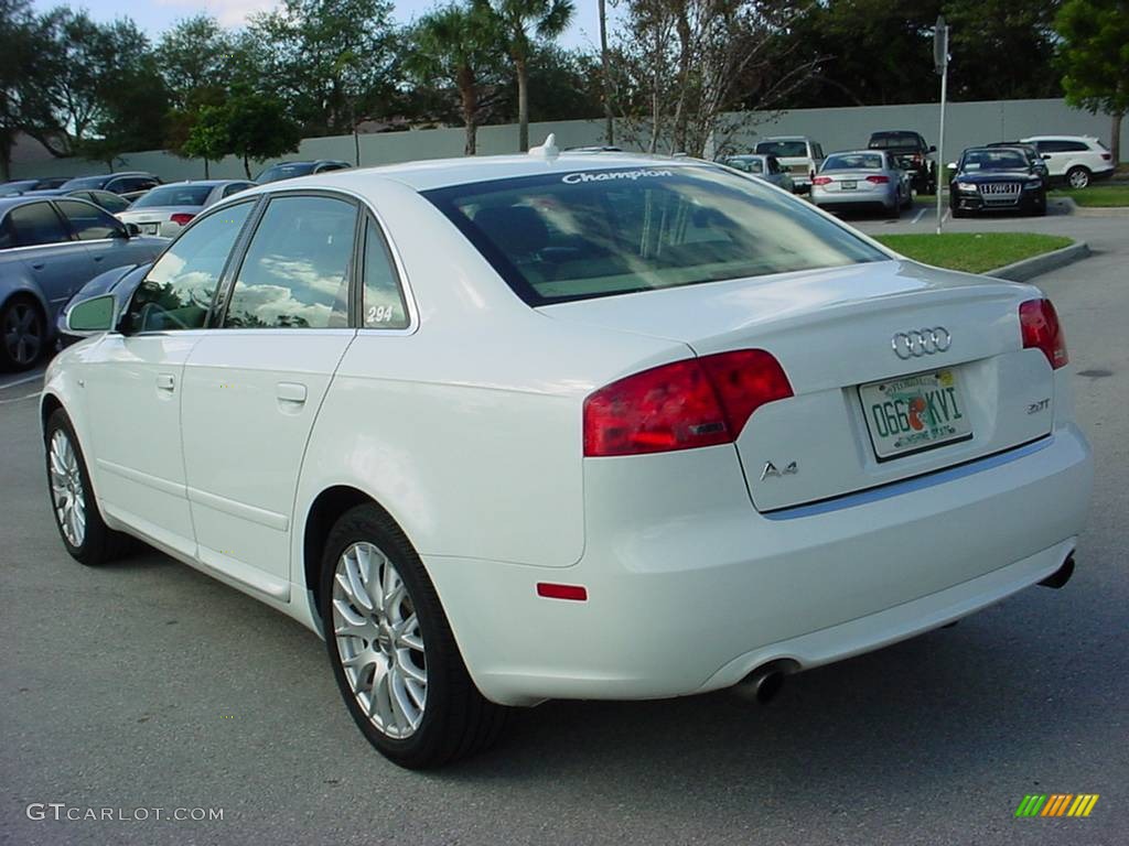 2008 A4 2.0T Special Edition Sedan - Ibis White / Beige photo #3