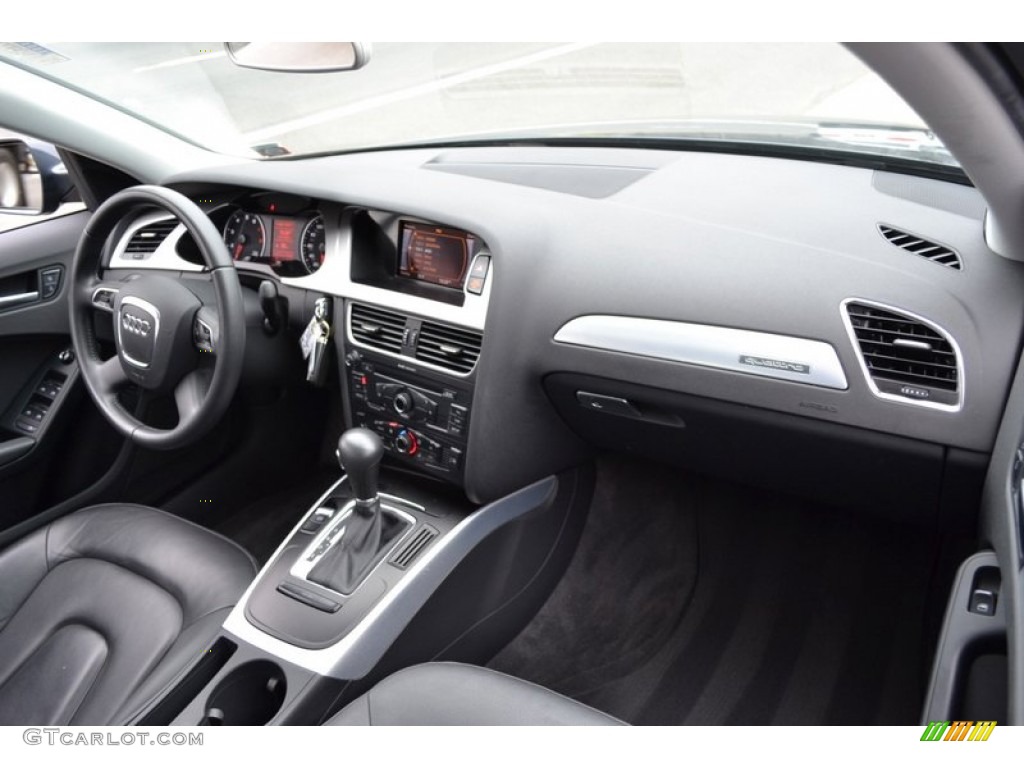 2010 Audi A4 2.0T quattro Sedan Black Dashboard Photo #58349153