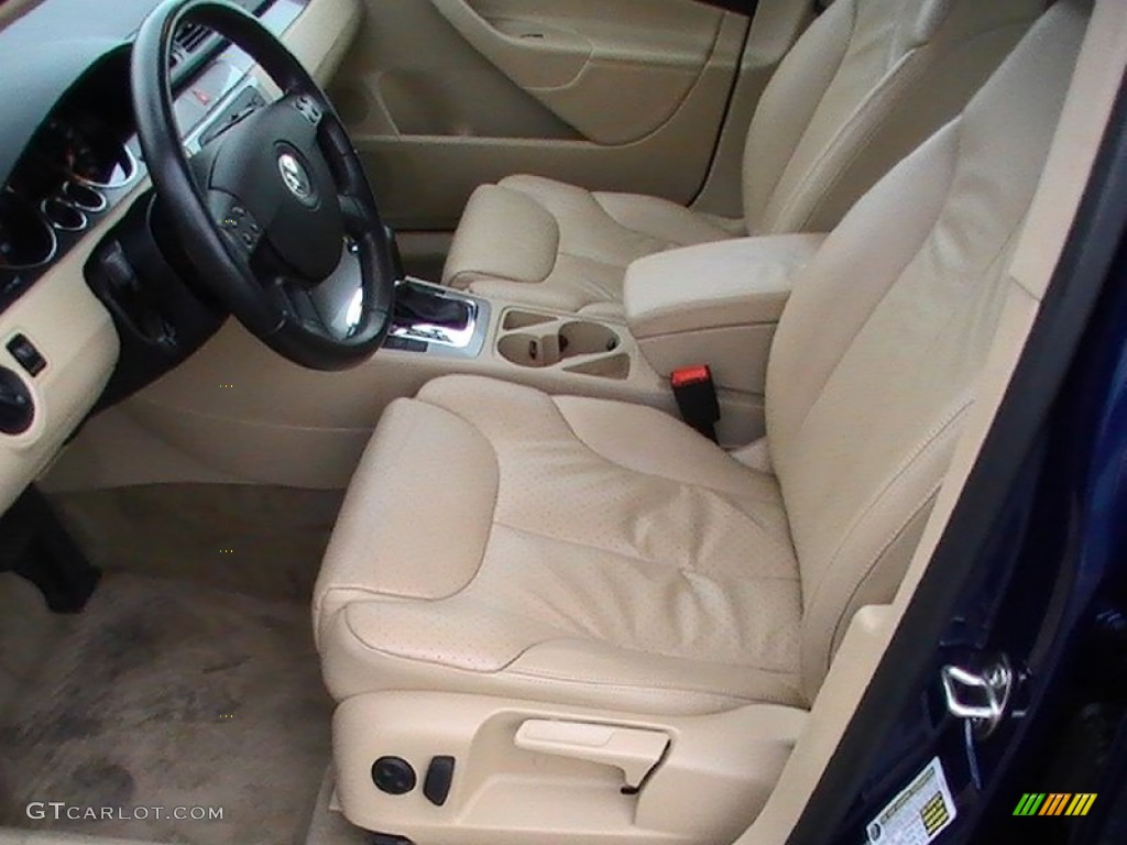 Pure Beige Interior 2007 Volkswagen Passat 2.0T Wagon Photo #58349345