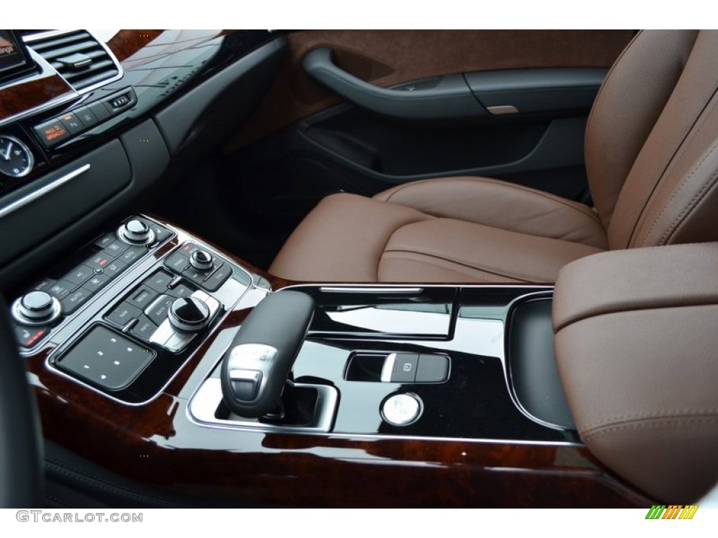 Nougat Brown Interior 2011 Audi A8 L 4.2 FSI quattro Photo #58349618