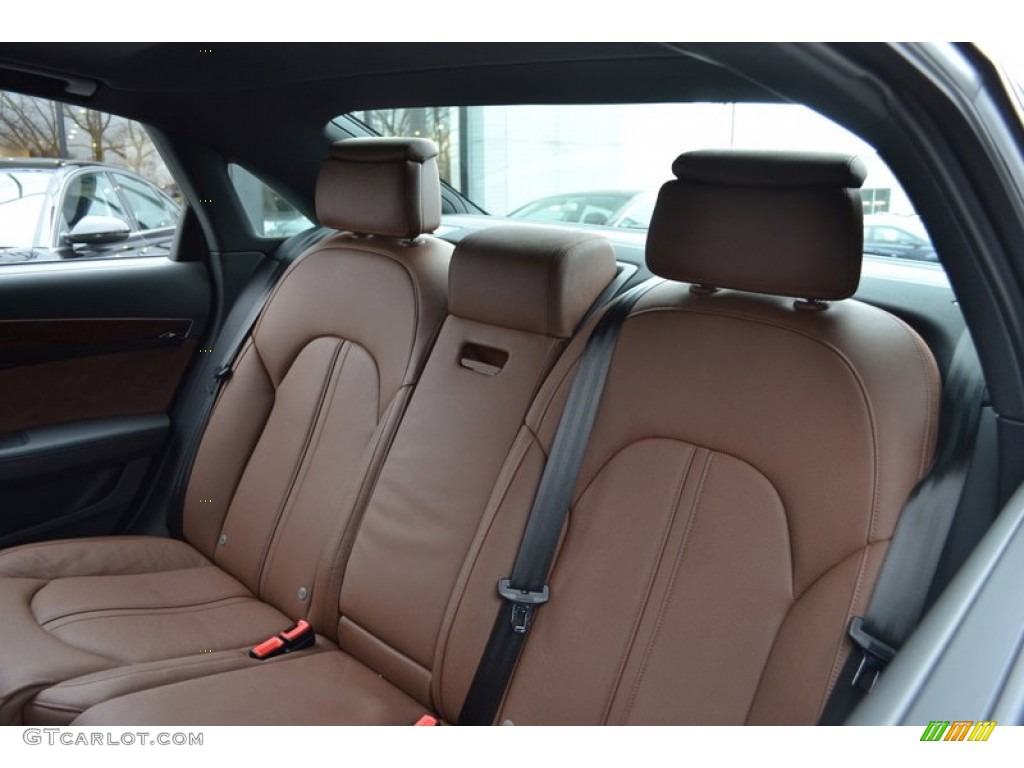Nougat Brown Interior 2011 Audi A8 L 4.2 FSI quattro Photo #58349627