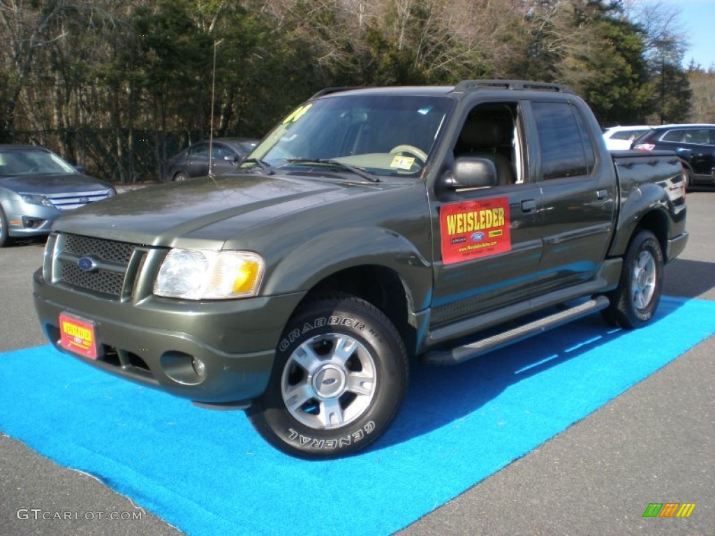 Estate Green Metallic Ford Explorer Sport Trac