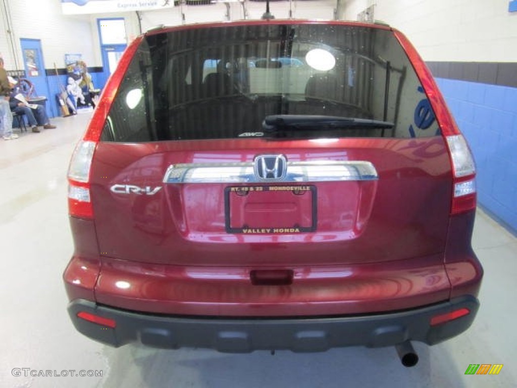 2007 CR-V EX-L 4WD - Tango Red Pearl / Gray photo #3