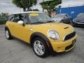 2008 Mellow Yellow Mini Cooper S Hardtop  photo #7