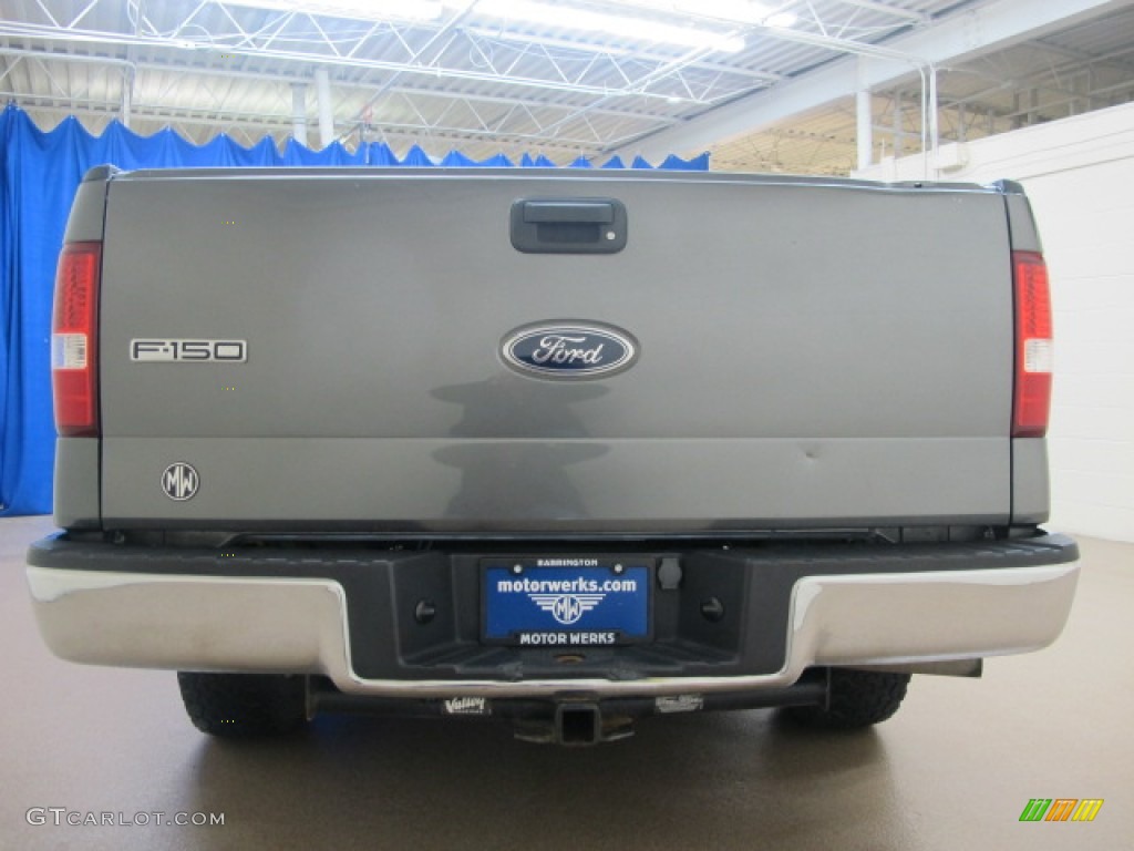 2004 F150 XLT SuperCab - Dark Shadow Grey Metallic / Tan photo #8