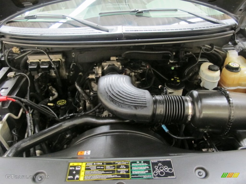 2004 F150 XLT SuperCab - Dark Shadow Grey Metallic / Tan photo #11