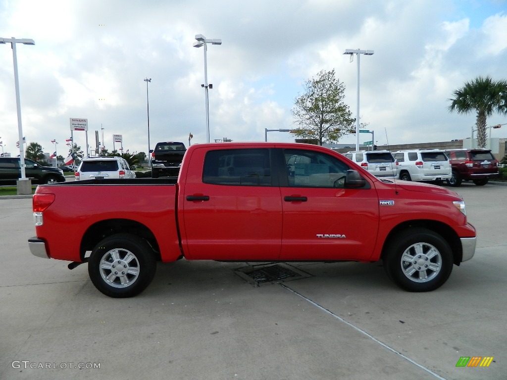 2011 Tundra CrewMax - Radiant Red / Graphite Gray photo #5