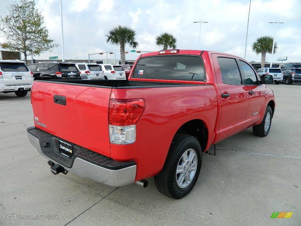 2011 Tundra CrewMax - Radiant Red / Graphite Gray photo #6