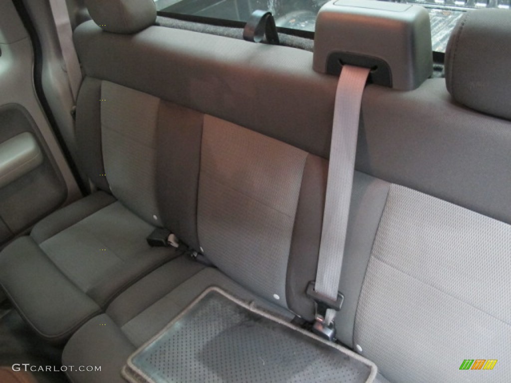 2004 F150 XLT SuperCab - Dark Shadow Grey Metallic / Tan photo #21