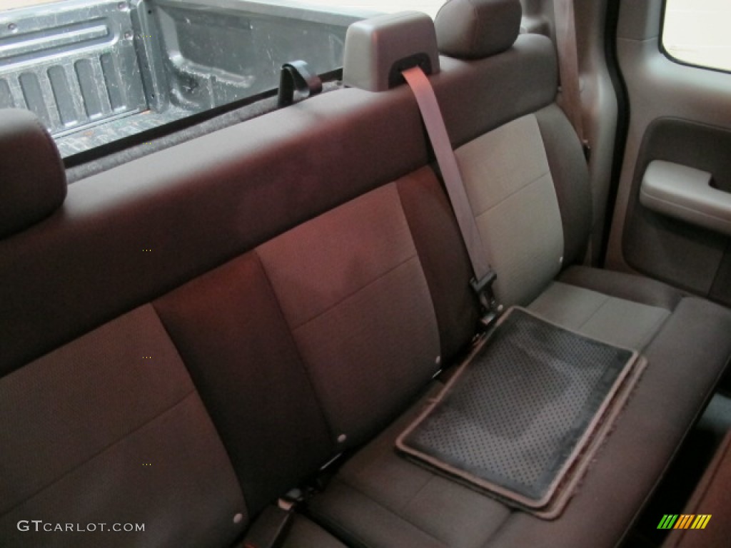 2004 F150 XLT SuperCab - Dark Shadow Grey Metallic / Tan photo #23