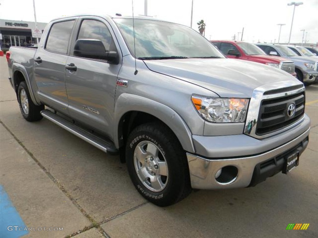 2011 Tundra TRD CrewMax - Silver Sky Metallic / Graphite Gray photo #5