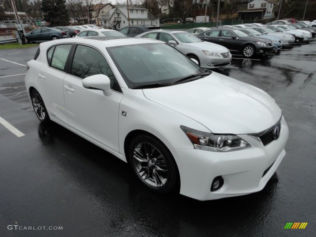 Starfire White Pearl 2012 Lexus CT F Sport Special Edition Hybrid Exterior Photo #58352539