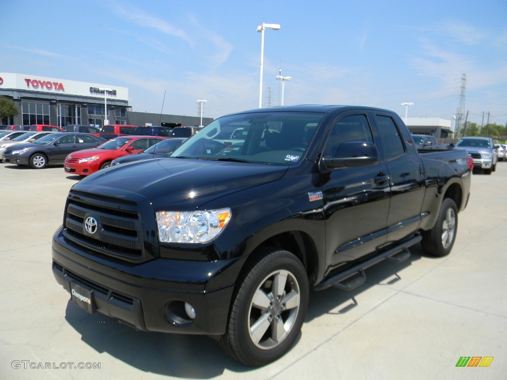 2011 Tundra TRD Sport Double Cab - Black / Black photo #8