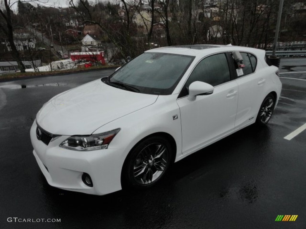 Starfire White Pearl 2012 Lexus CT F Sport Special Edition Hybrid Exterior Photo #58352557