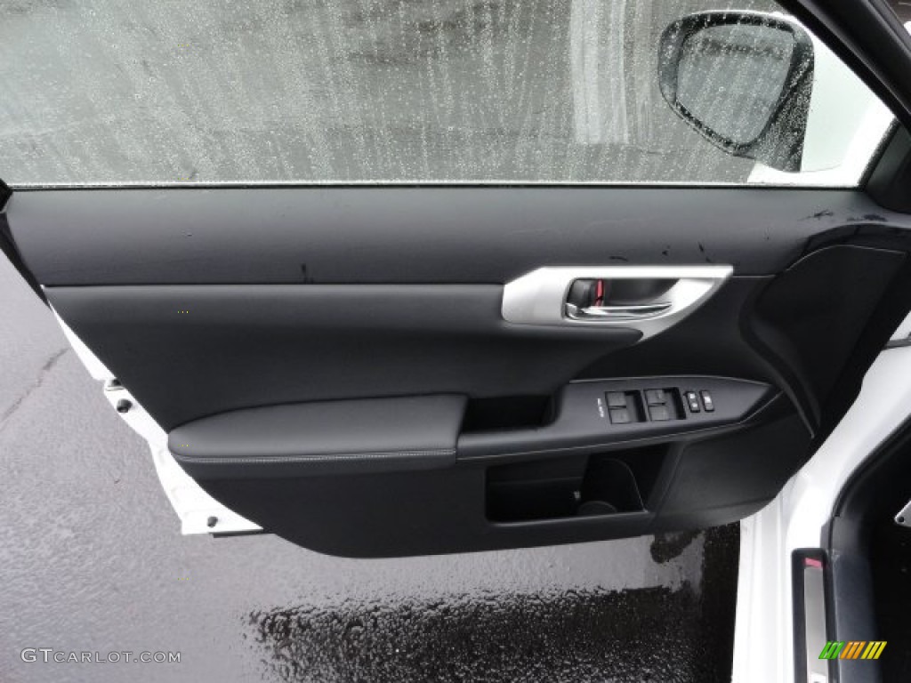 2012 Lexus CT F Sport Special Edition Hybrid F Sport Ocean Blue Nuluxe Door Panel Photo #58352603
