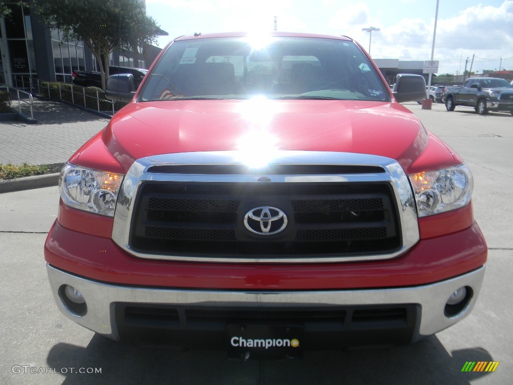 2011 Tundra TRD Double Cab - Radiant Red / Sand Beige photo #2