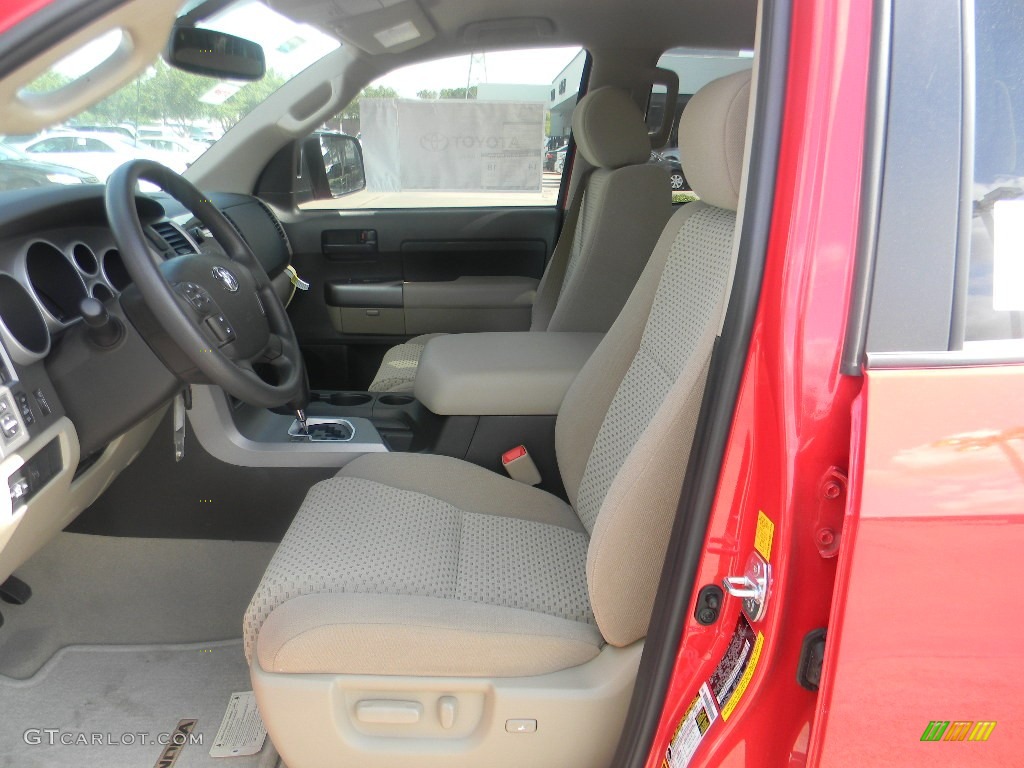 2011 Tundra TRD Double Cab - Radiant Red / Sand Beige photo #8