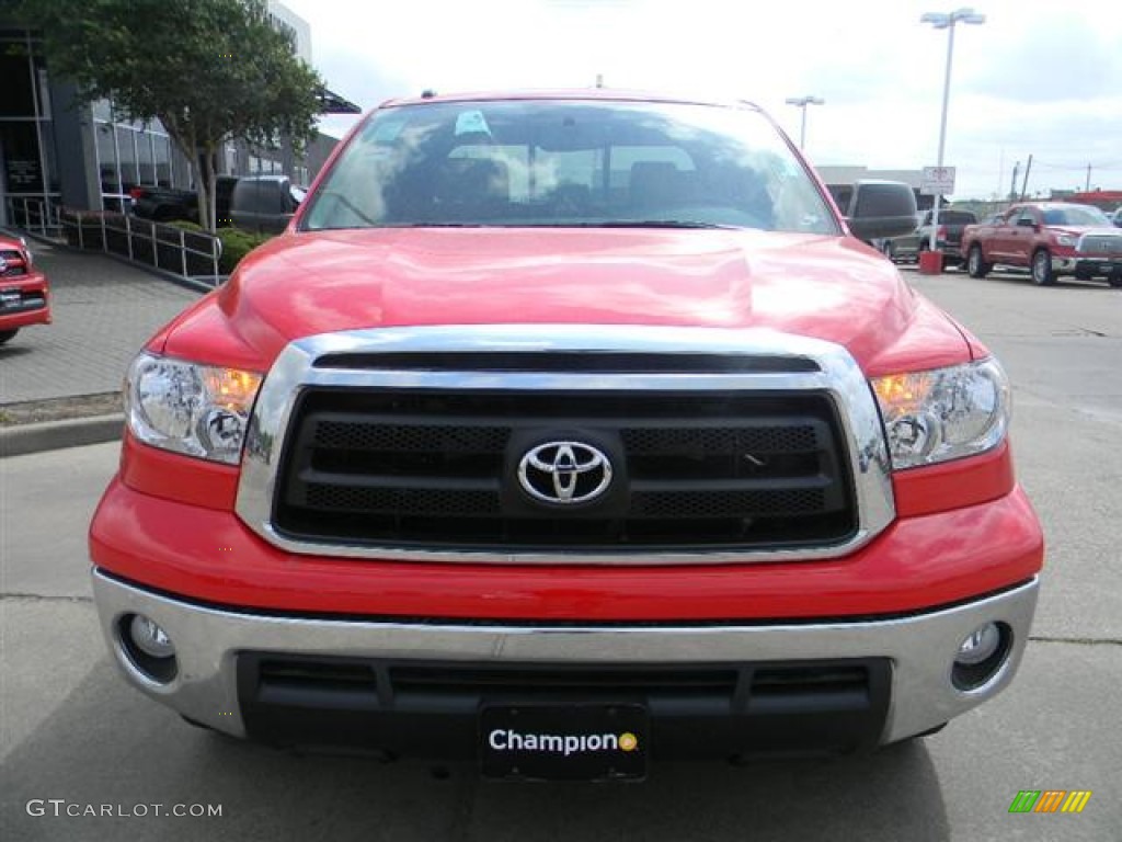 2011 Tundra TRD Double Cab - Radiant Red / Sand Beige photo #2