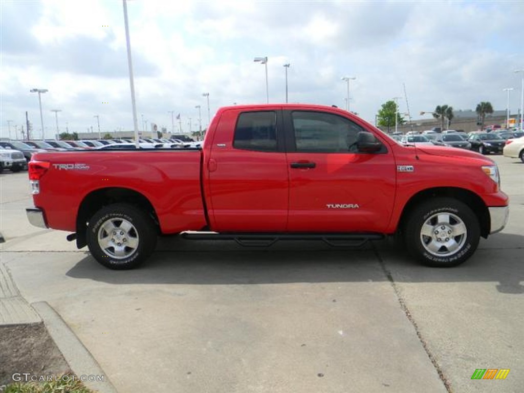 2011 Tundra TRD Double Cab - Radiant Red / Sand Beige photo #4