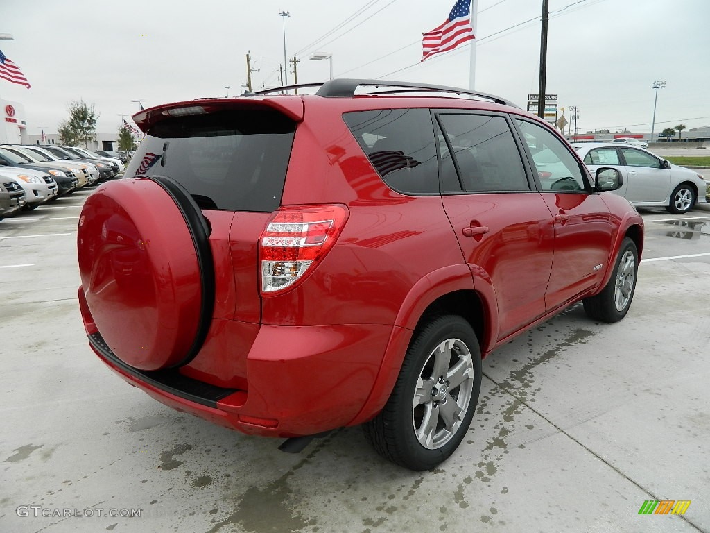 2011 RAV4 Sport - Barcelona Red Metallic / Dark Charcoal photo #5