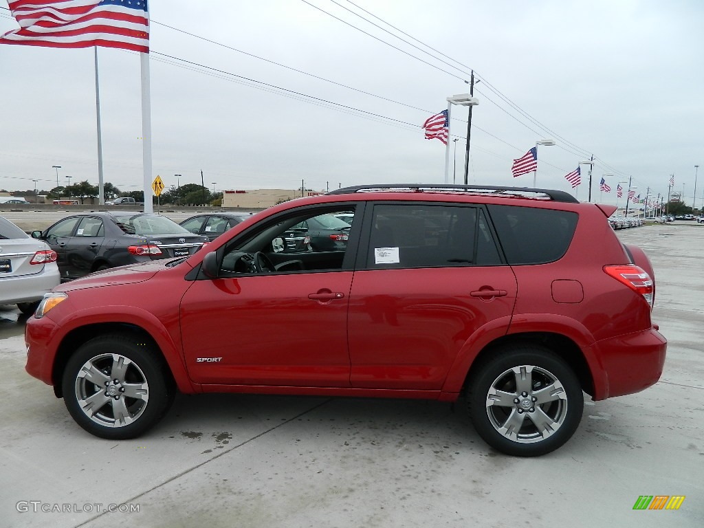 2011 RAV4 Sport - Barcelona Red Metallic / Dark Charcoal photo #8