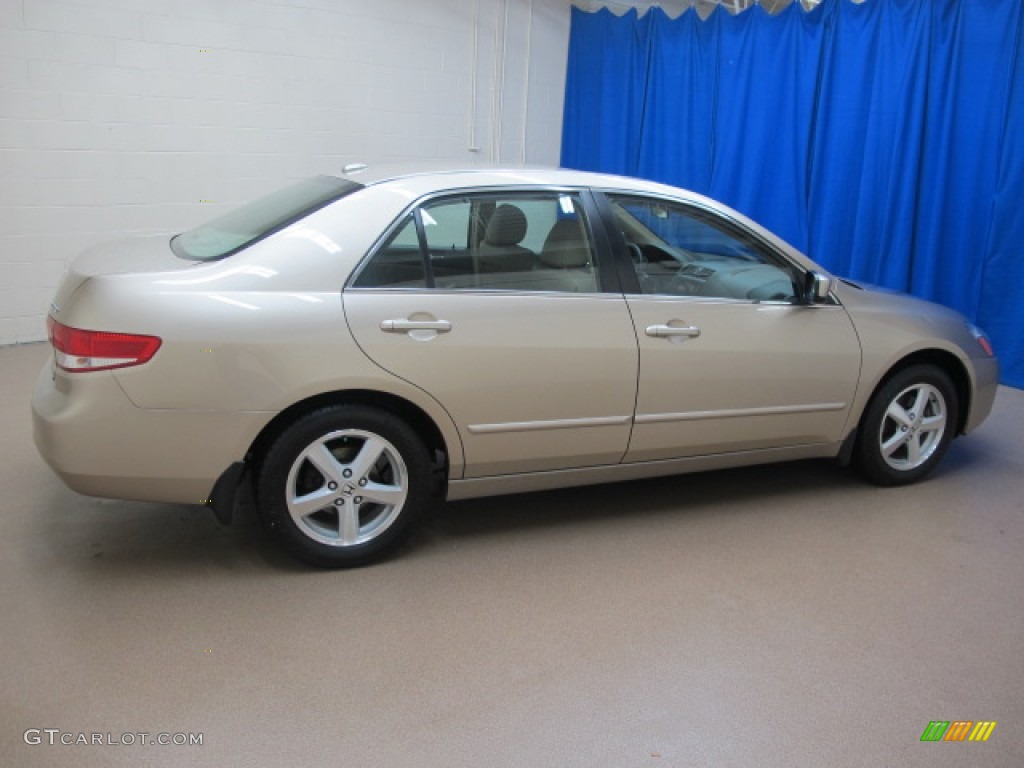 2004 Accord EX-L Sedan - Desert Mist Metallic / Ivory photo #10
