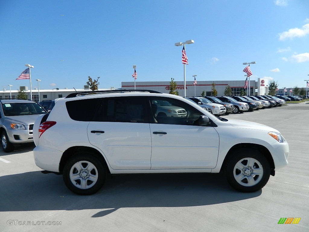 2011 RAV4 I4 - Super White / Sand Beige photo #4