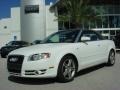 2008 Ibis White Audi A4 2.0T Cabriolet  photo #1