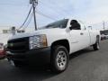 2008 Summit White Chevrolet Silverado 1500 Work Truck Extended Cab  photo #1