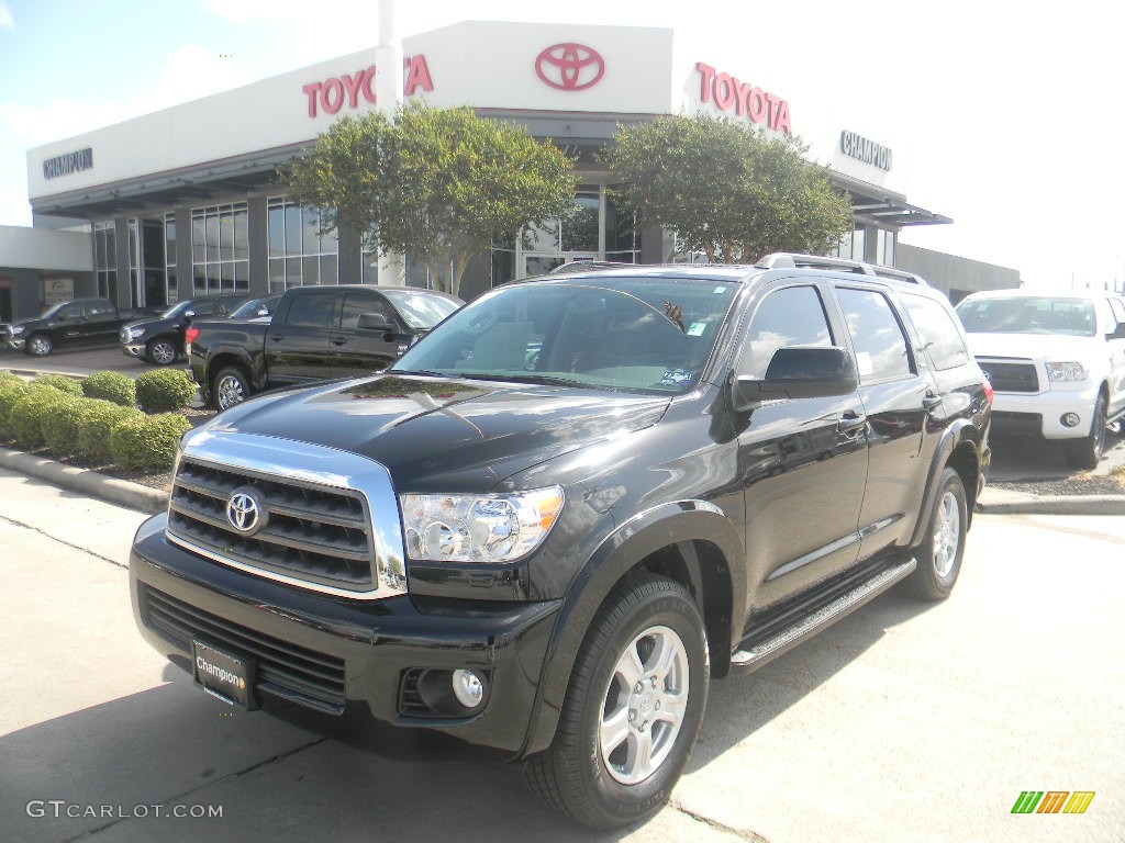 2011 Sequoia SR5 - Black / Graphite Gray photo #1