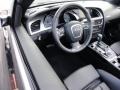 Black Silk Nappa Leather Dashboard Photo for 2011 Audi S5 #58358264