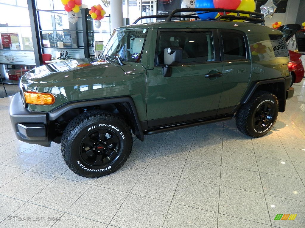 Army Green Toyota FJ Cruiser